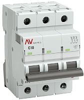 Выключатель автоматический EKF Averes AV-6 3п 10А C 6кА картинка